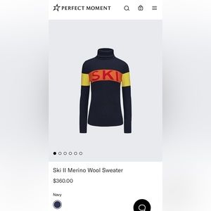 Perfect Moment Ski Sweater, Small